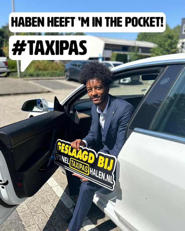 Haben geslaagd voor zijn taxipas bij Sneltaxipashalen.nl